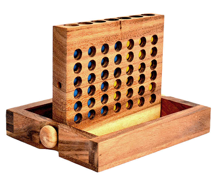 Connect Four large Bingo wooden box